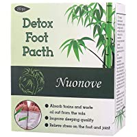 Parches para Pies- Parches Para Pes- Parches Pies Desintoxicantes- Alivio del Dolor- Parches de Bambú- Eliminan Toxinas…